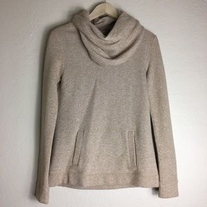 JCrew funnel neck Cowl neck pullover sweatshirt